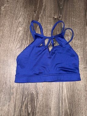 Victoria's Secret Royal Blue Strappy Sports Bra